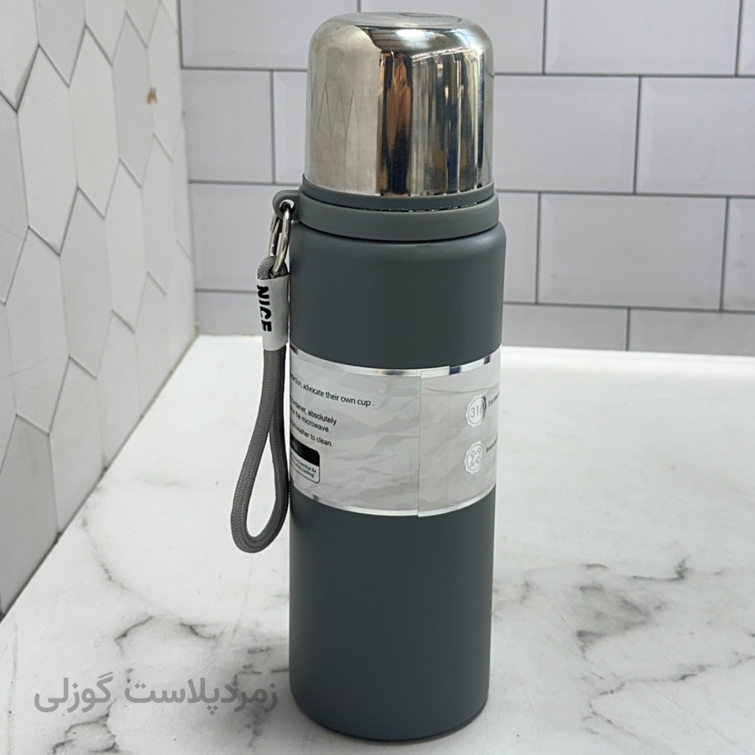 فلاسك ليوان دار ساده برند AMSZM نیم لیتری